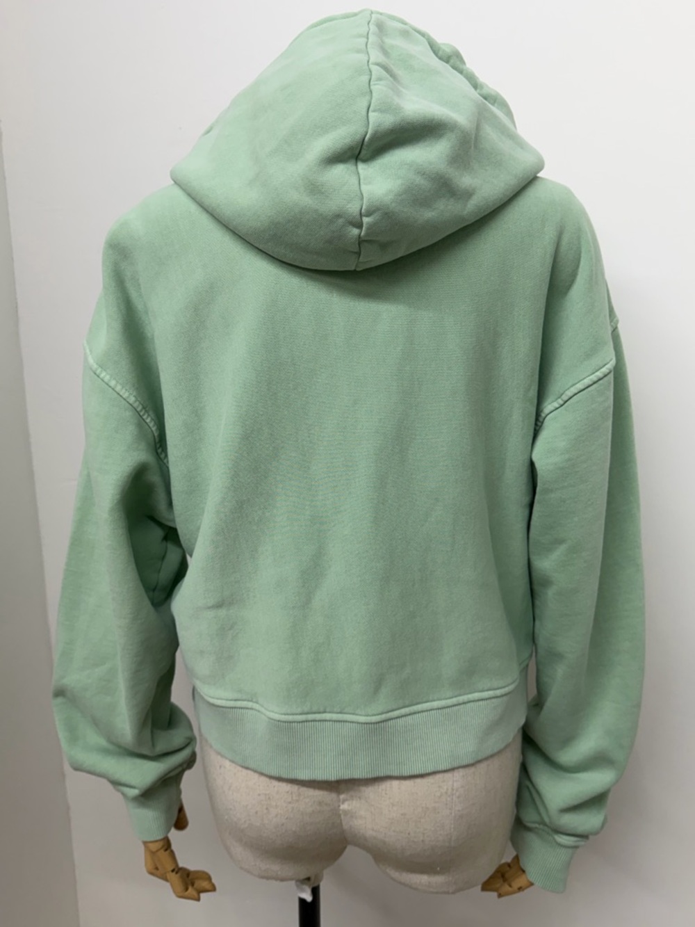 Teddy Fresh Women's Classic Zip Hoodie Mint Green Size Large - Picture 9 of 16